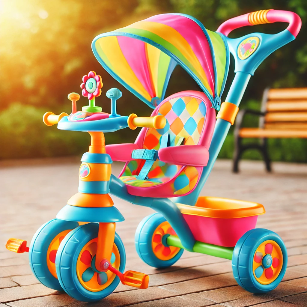 A colorful tricycle